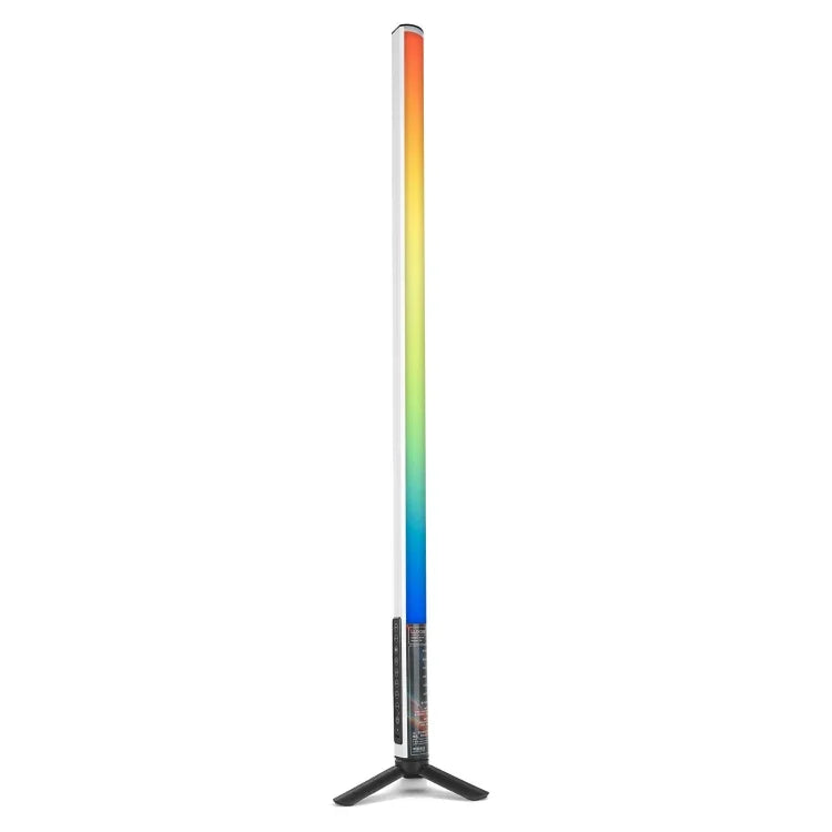 LUXCeO Mood1 85cm RGB 컬러풀 분위기 리듬 LED 스틱 핸드헬드 비디오 사진 보조 조명 삼각대 포함, 85cm 삼각대 포함