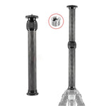 BEXIN P262C 235mm-396mm 삼각대 연장봉 카본 파이버 센터 컬럼 삼각대 익스텐더, P262C