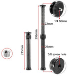 BEXIN P262C 235mm-396mm 삼각대 연장봉 카본 파이버 센터 컬럼 삼각대 익스텐더, P262C