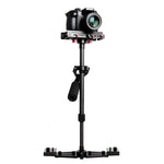 YELANGU YLG0107K 40-67cm 항공 알루미늄 + 카본 파이버 전문 스테디캠 핸드헬드 스테빌라이저 DSLR 카메라 DV용