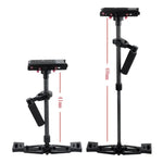 YELANGU YLG0107K 40-67cm 항공 알루미늄 + 카본 파이버 전문 스테디캠 핸드헬드 스테빌라이저 DSLR 카메라 DV용