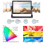 FEELWORLD LUT11S 10.1인치 초고휘도 2000니트 터치 스크린 DSLR 카메라 필드 모니터, 3G-SDI 4K HDMI 입출력 1920 x 1200 IPS 패널, LUT11S