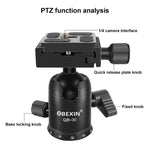 BEIXIN QB-30 360도 회전 파노라마 금속 볼 헤드 및 퀵 릴리스 플레이트, QB-30