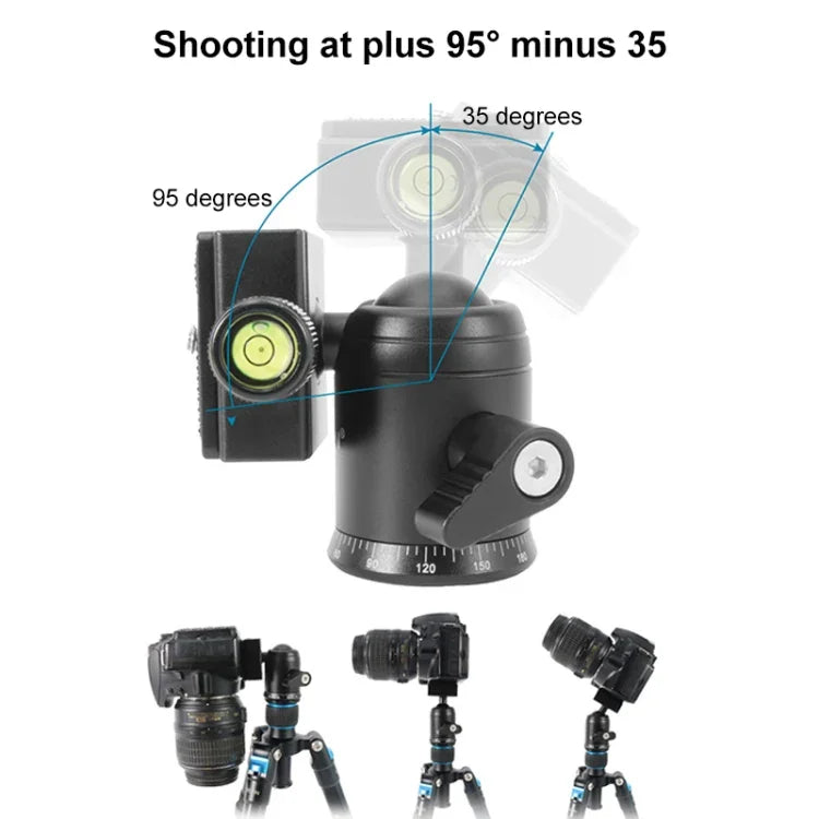 BEIXIN QB-30 360도 회전 파노라마 금속 볼 헤드 및 퀵 릴리스 플레이트, QB-30