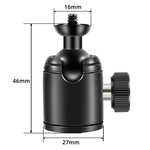 BEXIN K18A 미니 360도 회전 파노라마 금속 볼 헤드, K18A