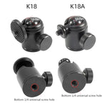 BEXIN K18A 미니 360도 회전 파노라마 금속 볼 헤드, K18A