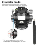 BEXIN DT-02S/S 2D 360도 파노라마 중량 삼각대 액션 유체 드래그 헤드 with 퀵 릴리즈 플레이트, DT-02S/S
