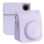 FUJIFILM instax mini 12 전신 가죽 케이스 카메라 가방 스트랩 포함