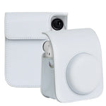 FUJIFILM instax mini 12 전신 가죽 케이스 카메라 가방 스트랩 포함