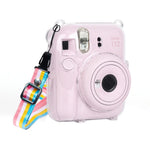 FUJIFILM Instax mini 12 크리스탈 하드 케이스 카메라 가방 어깨끈 포함, FUJIFILM Instax mini 12용