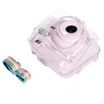 FUJIFILM Instax mini 12 크리스탈 하드 케이스 카메라 가방 어깨끈 포함, FUJIFILM Instax mini 12용