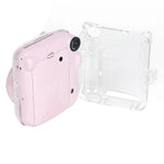 FUJIFILM Instax mini 12 크리스탈 하드 케이스 카메라 가방 어깨끈 포함, FUJIFILM Instax mini 12용