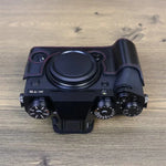 FUJIFILM X-T5 1/4인치 나사 PU 가죽 카메라 하프 케이스 베이스, FUJIFILM X-T5용