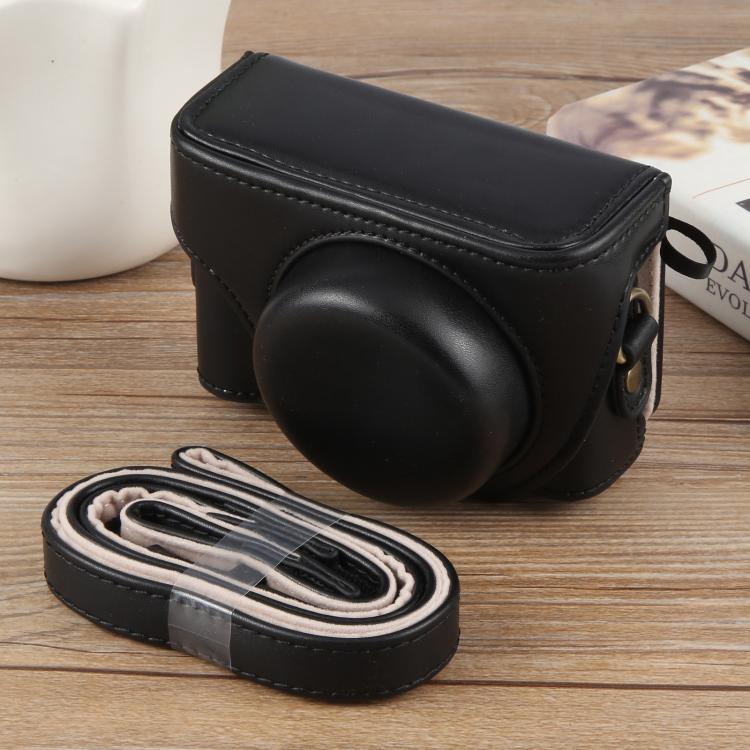 Sony ZV-1F 브이로그 카메라 전신 가죽 카메라 케이스 가방 스트랩 포함, Sony ZV-1F용