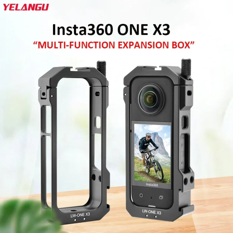 Insta360 X3 YELANGU LW-ONE X3 메탈 케이지 확장 프레임 케이스, LW-ONE X3
