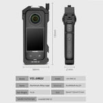 Insta360 X3 YELANGU LW-ONE X3 메탈 케이지 확장 프레임 케이스, LW-ONE X3