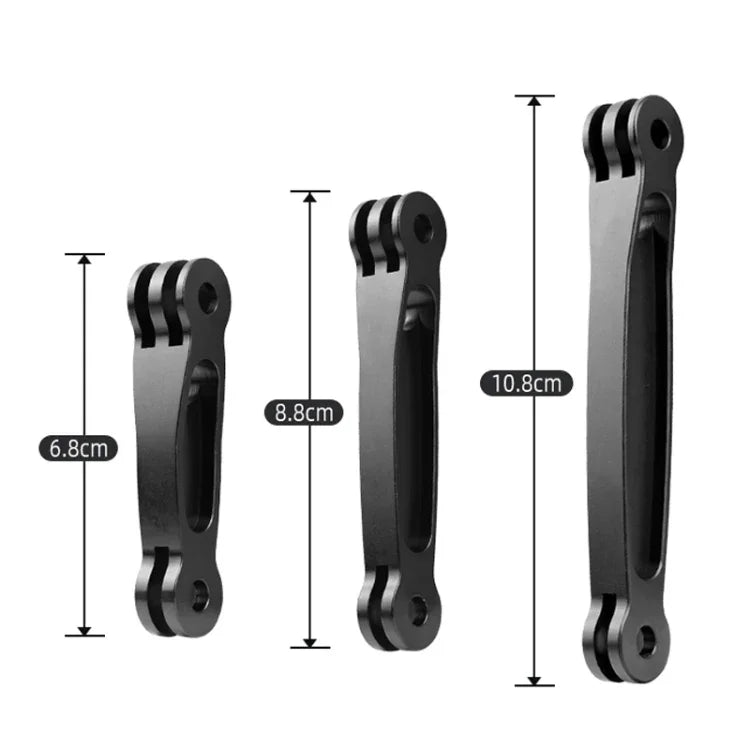 GoPro, Insta360, DJI 및 기타 액션 카메라용 3-in-1 조인트 알루미늄 확장 암 그립 익스텐더, 3-in-1