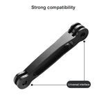GoPro, Insta360, DJI 및 기타 액션 카메라용 3-in-1 조인트 알루미늄 확장 암 그립 익스텐더, 3-in-1