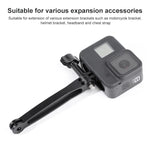 GoPro, Insta360, DJI 및 기타 액션 카메라용 3-in-1 조인트 알루미늄 확장 암 그립 익스텐더, 3-in-1