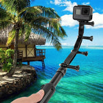 GoPro, Insta360, DJI 및 기타 액션 카메라용 3-in-1 조인트 알루미늄 확장 암 그립 익스텐더, 3-in-1