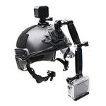 GoPro, Insta360, DJI 및 기타 액션 카메라용 헬멧 전면 마운트 번들 세트, 마운트 번들 세트