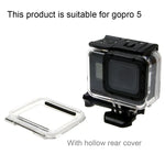 GoPro HERO6 /5용 30m 방수 하우징 보호 케이스 + 버클이 있는 속이 빈 백 커버 기본 마운트 및 나사, 렌즈 분해 불필요(GP413), 하우징 케이스+ 백 커버