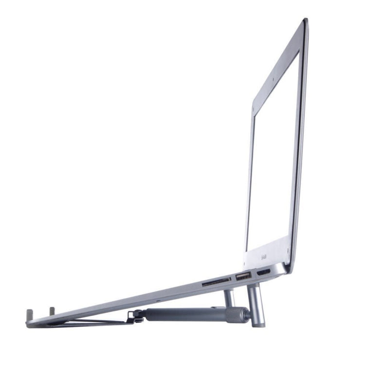 범용 알루미늄 합금 쿨링 스탠드 접이식 높이 조절 거치대, 12-17인치 PC iPad 노트북용