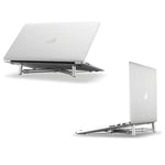 범용 알루미늄 합금 쿨링 스탠드 접이식 높이 조절 거치대, 12-17인치 PC iPad 노트북용