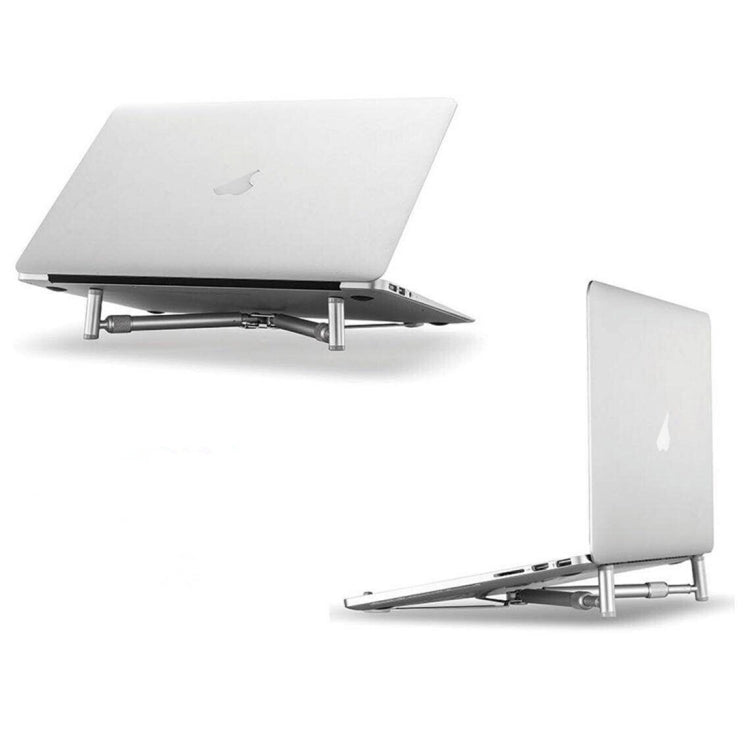 범용 알루미늄 합금 쿨링 스탠드 접이식 높이 조절 거치대, 12-17인치 PC iPad 노트북용