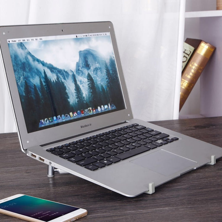 범용 알루미늄 합금 쿨링 스탠드 접이식 높이 조절 거치대, 12-17인치 PC iPad 노트북용