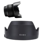 캐논 EF 50mm f/1.8 STM 49mm 렌즈용 ES-68II 렌즈 후드 쉐이드, ES-68II