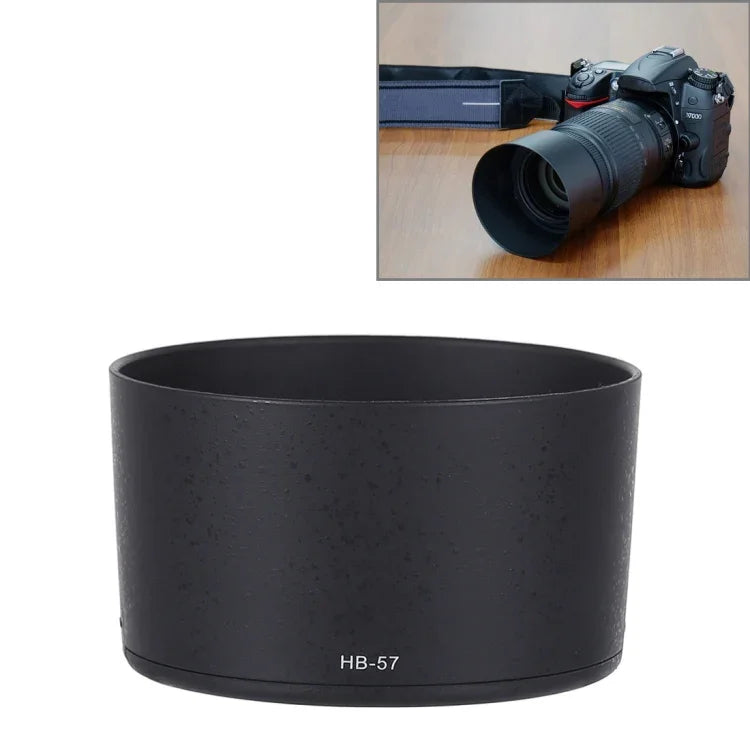 니콘 AF-S 55-300mm F4.5-5.6G ED VR 렌즈용 HB-57 렌즈 후드 쉐이드, HB-57