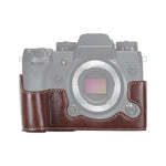 FUJIFILM X-H1용 1/4 inch 나사 PU 가죽 카메라 하프 케이스 베이스, FUJIFILM X-H1용, FUJIFILM XH1용