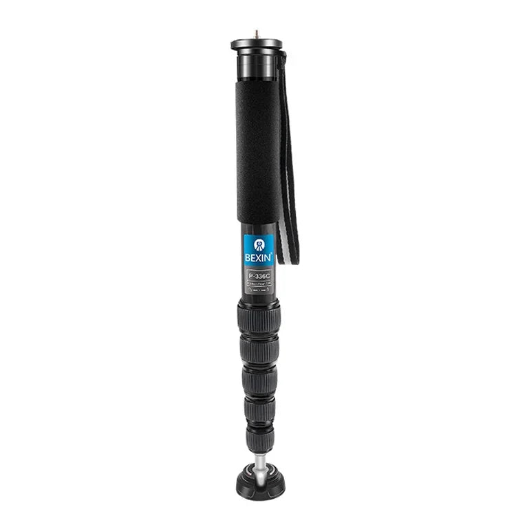 BEXIN P336C 카메라 카본 파이버 모노포드 여행 라이브 셀피 브래킷 홀더, P336C