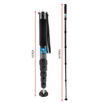 BEXIN P336C 카메라 카본 파이버 모노포드 여행 라이브 셀피 브래킷 홀더, P336C