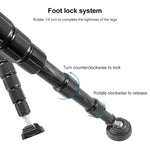 BEXIN P336C 카메라 카본 파이버 모노포드 여행 라이브 셀피 브래킷 홀더, P336C