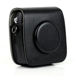 빈티지 PU 가죽 카메라 케이스 보호 가방 FUJIFILM Instax SQUARE SQ10 카메라용, 조절 가능한 숄더 스트랩 포함, SQ10