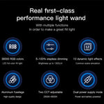 LUXCeO P6 RGB 컬러풀 사진용 LED 스틱 비디오 라이트 핸드헬드 앱 제어 풀 컬러 LED 보조광, P6