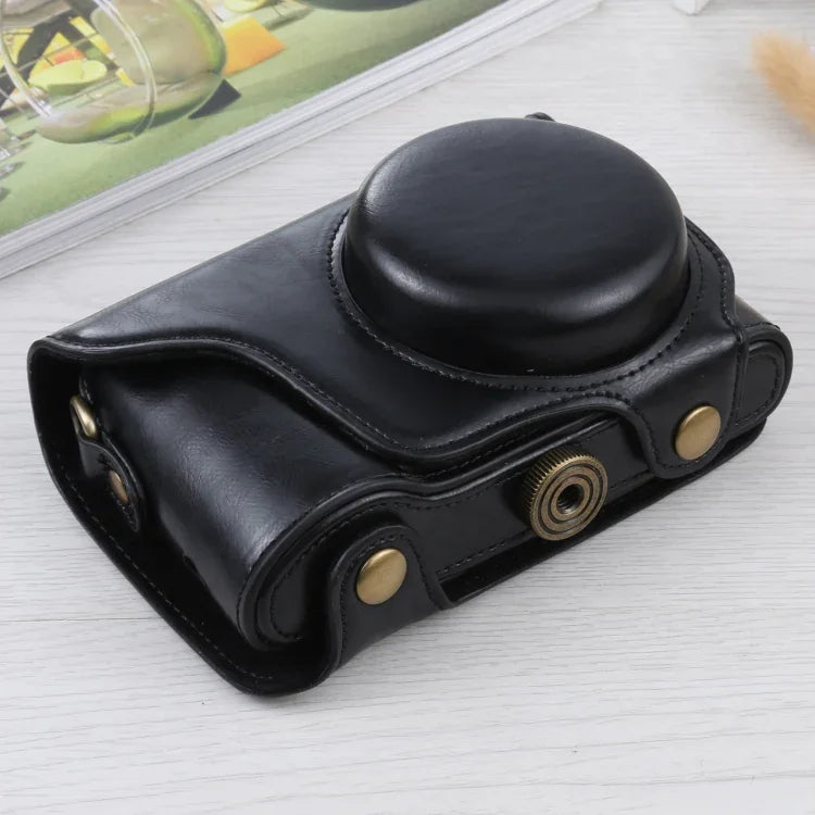 삼성 갤럭시 카메라 EK-GC100 / EK-GC110 / EK-GC200용 스트랩 포함 전신 PU 가죽 카메라 케이스 가방, 삼성 갤럭시 카메라 EK-GC200용, 삼성 갤럭시 카메라 EK-GC100용