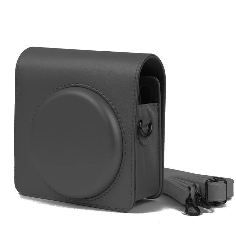 FUJIFILM Instax SQUARE SQ6 카메라용 진주 광택 PU 가죽 케이스 가방, 조절 가능한 숄더 스트랩 포함, SQ6