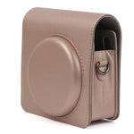 FUJIFILM Instax SQUARE SQ6 카메라용 진주 광택 PU 가죽 케이스 가방, 조절 가능한 숄더 스트랩 포함, SQ6