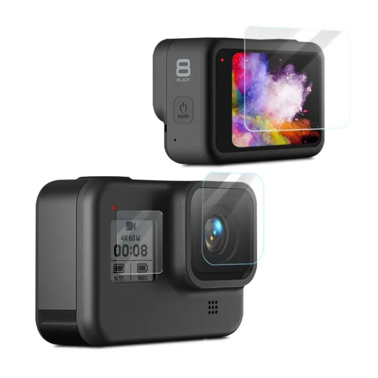 GoPro HERO8 Black 카메라 렌즈 HD 보호 필름 + LCD 디스플레이 HD 스크린 보호 필름