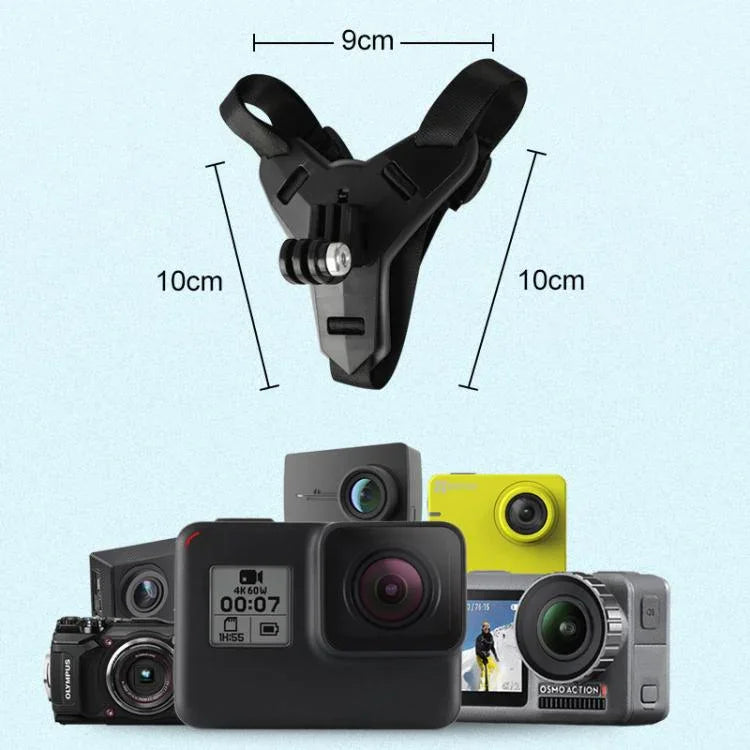 GoPro, Insta360, DJI 및 기타 액션 카메라용 헬멧 벨트 마운트