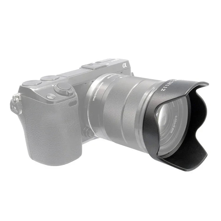 Sony E18-55mm F3.5-5.6 렌즈용 SH112 렌즈 후드 쉐이드, SH112