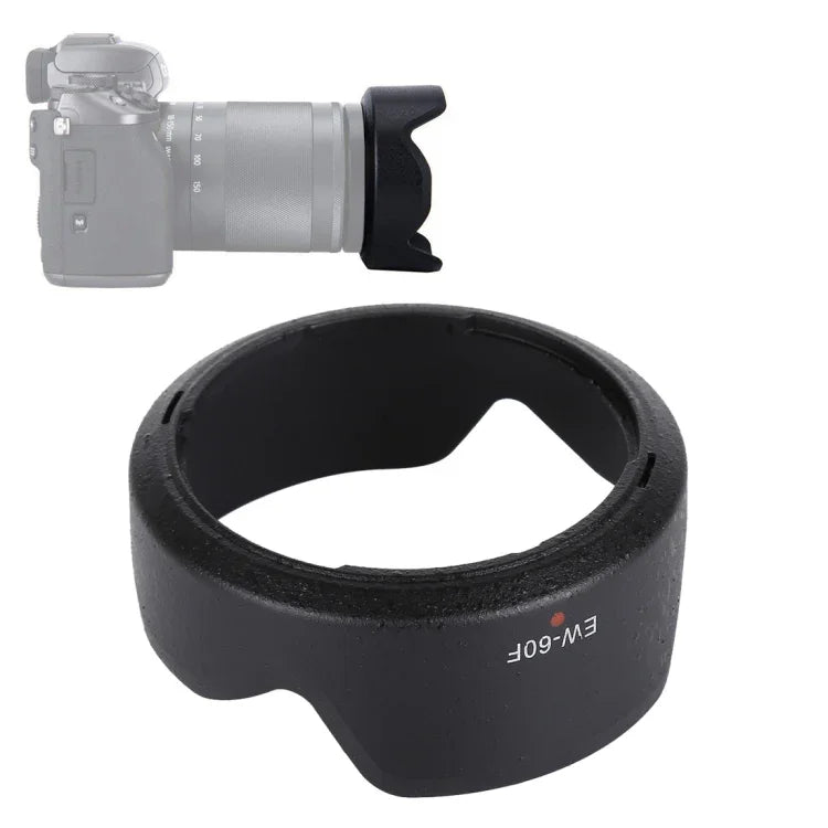 캐논 EF-M 18-150mm f/3.5-6.3 IS STM 렌즈용 EW-60F 렌즈 후드 쉐이드, EW-60F