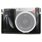 1/4인치 나사 PU 가죽 카메라 하프 케이스 베이스 Leica Q (Typ 116)용, Leica Q용