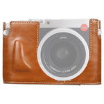 1/4인치 나사 PU 가죽 카메라 하프 케이스 베이스 Leica Q (Typ 116)용, Leica Q용