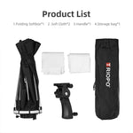 TRIOPO KS90 90cm Dome Speedlite Flash Octagon Parabolic Softbox Diffuser with Bracket Mount Handle for Speedlite, KS90