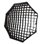 TRIOPO S55 직경 55cm 허니콤 그리드 옥타곤 소프트박스 리플렉터 디퓨저 스튜디오 스피드라이트 플래시 소프트박스용, 직경 55cm