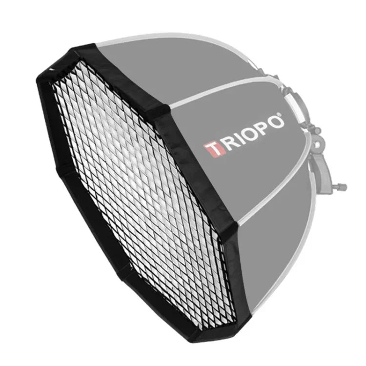 TRIOPO S90 직경 90cm 허니콤 그리드 옥타곤 소프트박스 반사판 디퓨저 스튜디오 스피드라이트 플래시 소프트박스용, 직경 90cm